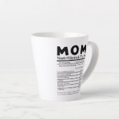 Ma Nutritional Facts Latte Mok (Rechterhoek)