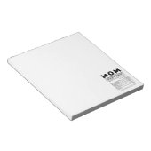 Ma Nutritional Facts Notitieblok (Schuin)