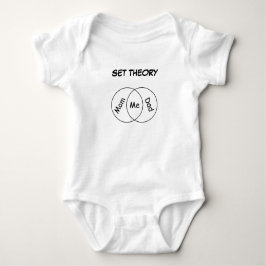 Ma Pa Me Set Theory Baby Bodysuit zwarte letters