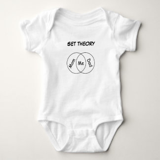 Ma Pa Me Set Theory Baby Bodysuit zwarte letters