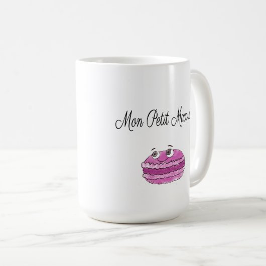 Ma Petit Macaron Custom Koffiemok (Voorkant rechts)
