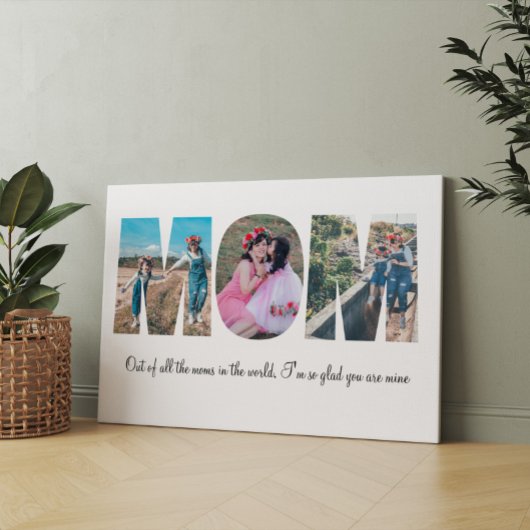 Ma Photo Collage Canvas Afdruk