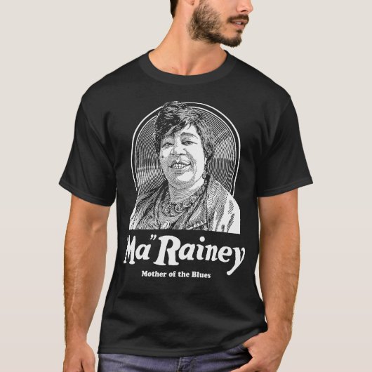 Ma Rainey - Moeder van de Blues Tshirt (Voorkant)