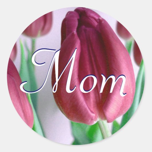 Ma Rosey Tulips Sticker (Voorkant)