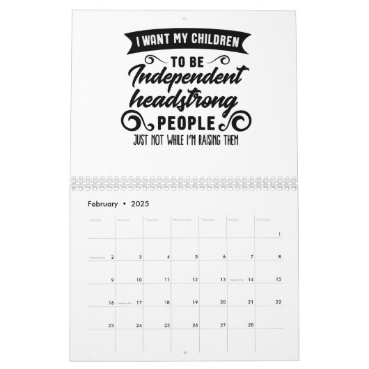 Ma Sarcasm Kalender (Feb 2025)