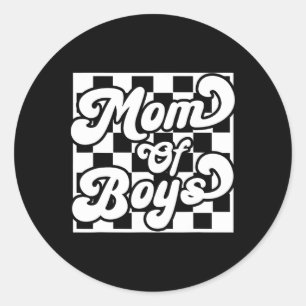 Ma Van Jongens In Mijn Jongen Mam Era Mam Life Tre Ronde Sticker