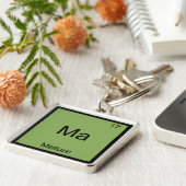 Ma - Volwassen Grappig Chemie Element Symbool T-sh Sleutelhanger (Zijkant)