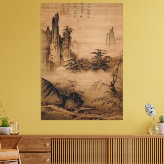 Ma Yuan / Boeren Terugkeren van Werk / Canvas Afdruk (Insitu (Woonkamer))