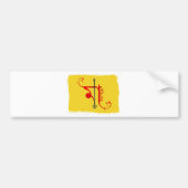 Maa asche bumpersticker (Voorkant)