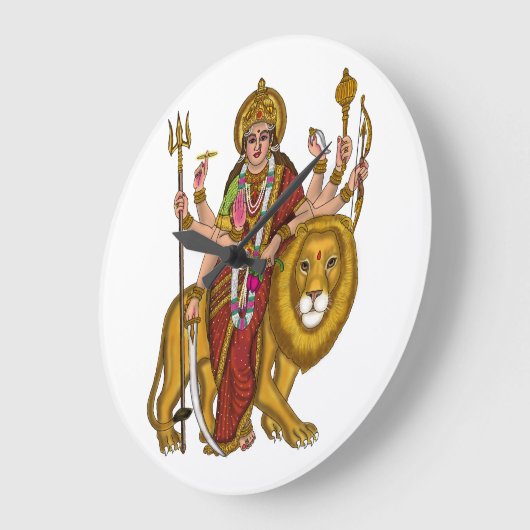 Maa Durga Clock Grote Klok (Hoek)