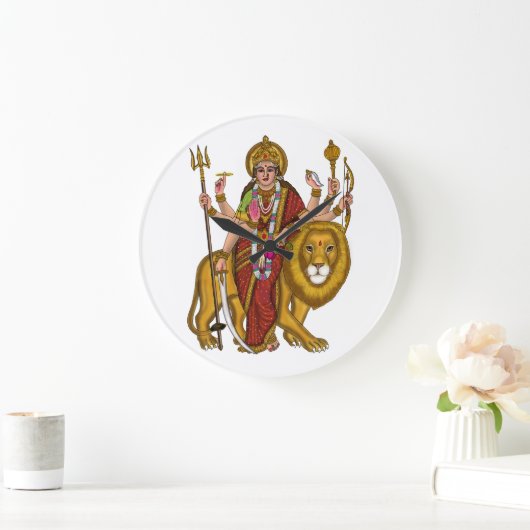 Maa Durga Clock Grote Klok (Huis)