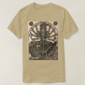 Maa Durga Godess Shakti T-shirt (Design voorkant)
