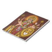 Maa Durga Notepad Notitieblok (Linkerzijde)