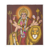 Maa Durga Notepad Notitieblok (Voorkant)