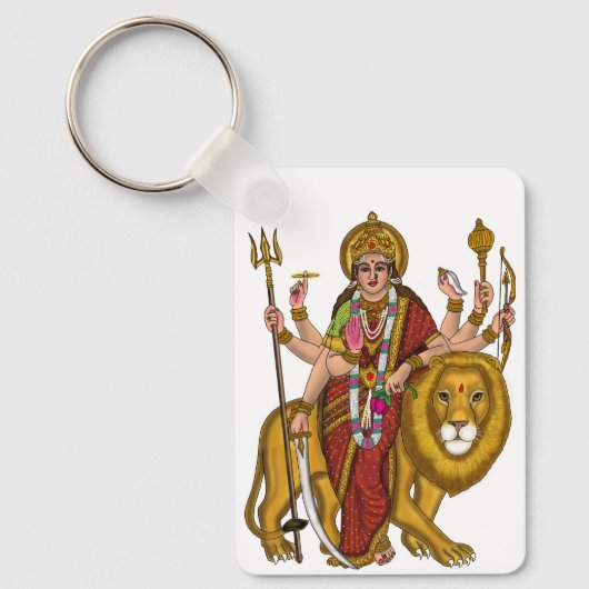 Maa Durga Sleutelhanger (Voorkant)