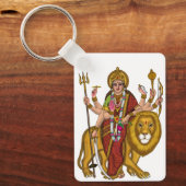 Maa Durga Sleutelhanger (Voorkant)