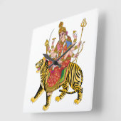 Maa Durga wandklok (Hoek)