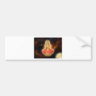 Maa Maha Lakshmi Devi Laxmi Goddess of Wealth Bumpersticker