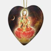 Maa Maha Lakshmi Devi Laxmi Goddess of Wealth Keramisch Ornament (Links)