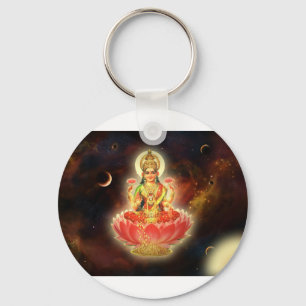 Maa Maha Lakshmi Devi Laxmi Goddess of Wealth Sleutelhanger