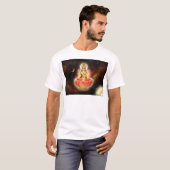 Maa Maha Lakshmi Devi Laxmi Goddess of Wealth T-shirt (Voorkant volledig)