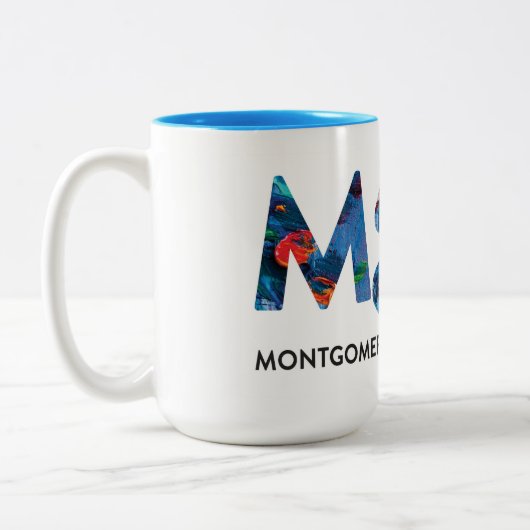 MAA-Mok Tweekleurige Koffiemok (Links)