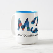 MAA-Mok Tweekleurige Koffiemok (Voorkant links)