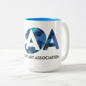 MAA-Mok Tweekleurige Koffiemok (Voorkant rechts)