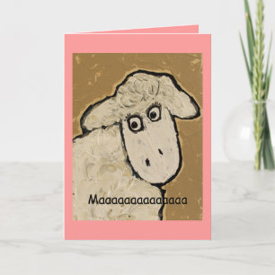 Maaaaaaaaaaaaaaaa schapenkaart moederdag kaart