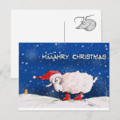 Määähry Christmas Feestdagenkaart (Voorkant / Achterkant)