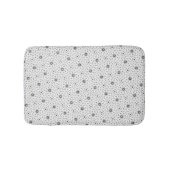 Maacah001 B&W abstract doodle Badmat (Voorkant)