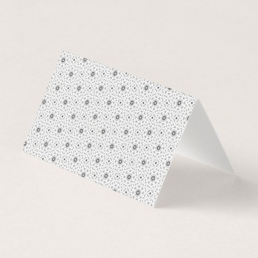 Maacah001 B&W abstracte doodle Kaart (Voorkant)