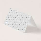 Maacah001 B&W abstracte doodle Kaart (Achterkant)