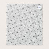 Maacah001 B&W abstracte doodle Kaart (Buitenkant ongevouwen)