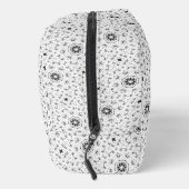 Maacah001 B&W abstracte doodle Toilettasje (Rechts)