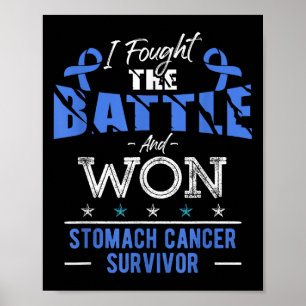 Maag Kanker Bewustzijn Kanker Survivor Fighter Poster