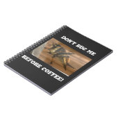 Maag me niet voor de koffie. notitieboek (Linkerzijde)