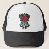 Maag van de wapens Michoacan Officiële Mexico Symb Trucker Pet (Voorkant)