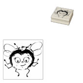 Maagbare bijen rubberstempel (Gestempeld)