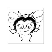 Maagbare bijen rubberstempel (Afrduk)