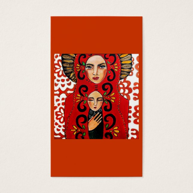 maagd 3 visitekaartjes (Voorkant)