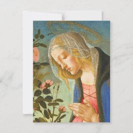 MAAGD AANBIDT SLAPEND CHRISTUSKIND BRIEFKAART