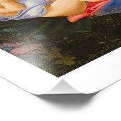 MAAGD AANBIDT SLAPEND CHRISTUSKIND FOTO AFDRUK (Hoek)