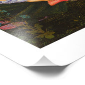 MAAGD AANBIDT SLAPEND CHRISTUSKIND FOTO AFDRUK (Hoek)