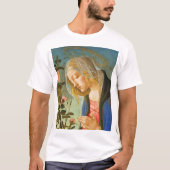 MAAGD AANBIDT SLAPEND CHRISTUSKIND T-SHIRT (Voorkant)
