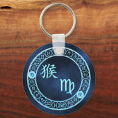 Maagd/aap Sleutelhanger (Voorkant)