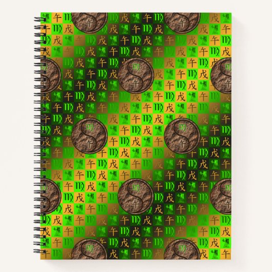 Maagd & Aard Paard Notitieboek (Voorkant)