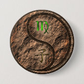 Maagd & Aard Rat Ronde Button 7,6 Cm (Voorkant)