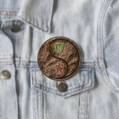 Maagd & Aard Tijger Ronde Button 7,6 Cm (In situ)
