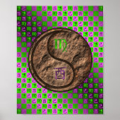 Maagd & Aarde Haan Poster (Voorkant)